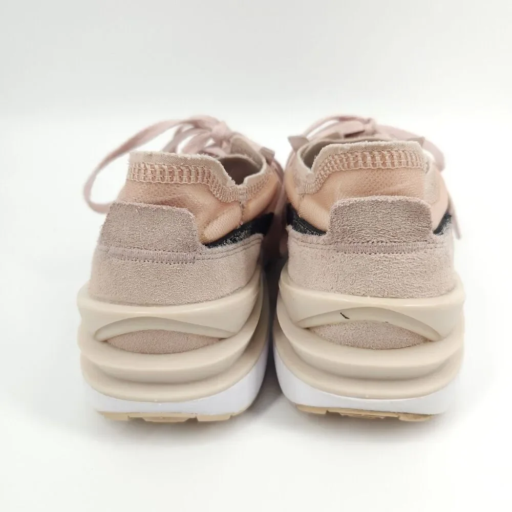 Nike Waffle One Shoes Womens Size 9.5 Pink Running Fossil Stone Leopard